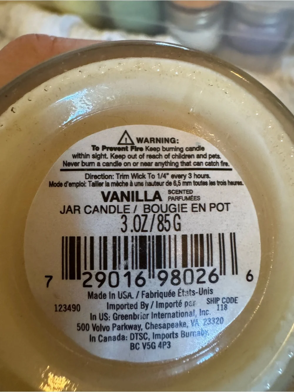 Luminess Vanilla Scented Pillar and Jar Candles - Cream